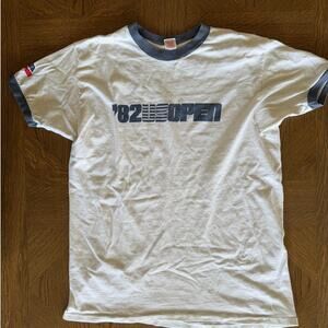 Vintage 1982 US Open Ringer Tee Collegiate Pacific USA L